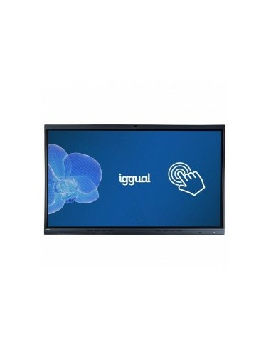 iggual Orchid 86" Pantalla plana para señalización digital 2,18 m (86") LED Wifi 400 cd   m² 4K Ultra HD Negro Pantalla táctil P
