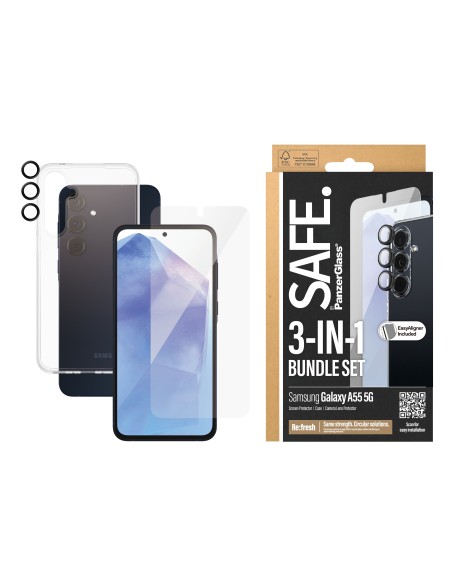 PanzerGlass SAFE. by 3-in-1 Samsung New A54 5G Protector de pantalla 1 pieza(s)