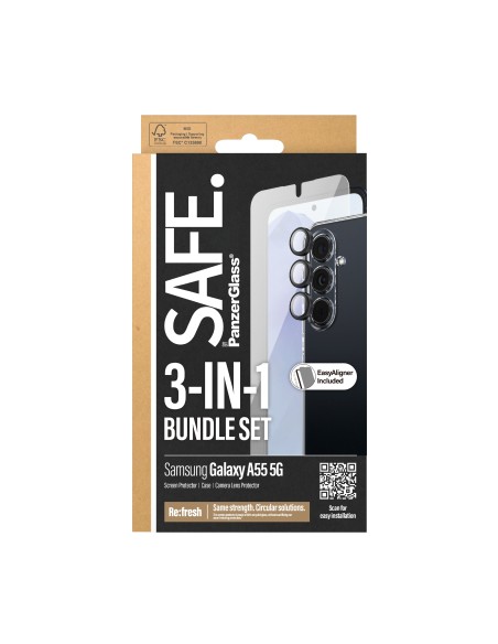 PanzerGlass SAFE. by 3-in-1 Samsung New A54 5G Protector de pantalla 1 pieza(s)