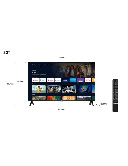 TCL 32S5400A 32" LED HD HDR10 Android TV