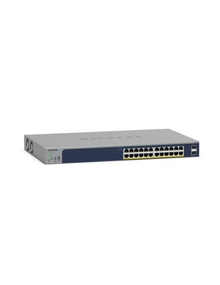 NETGEAR GS724TPv3 Gestionado L2 Gigabit Ethernet (10 100 1000) Energía sobre Ethernet (PoE) Gris