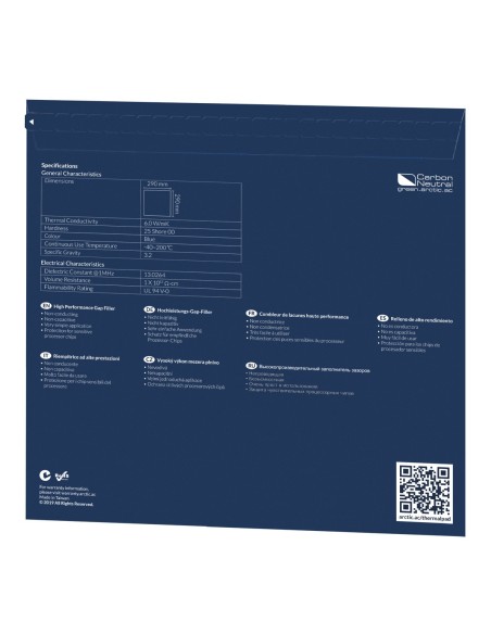 ARCTIC TP-2 (APT2560) compuesto disipador de calor Parche térmico