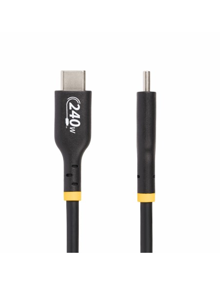 StarTech.com Cable de Carga USB-C de 2m - Cable USB Tipo C - Certificación USB-IF - PD de 240W EPR - Cable USB 2.0 USB-C de Carg