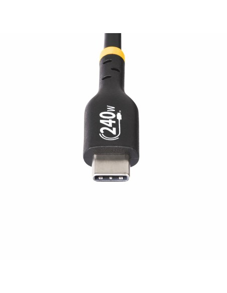 StarTech.com Cable de Carga USB-C de 2m - Cable USB Tipo C - Certificación USB-IF - PD de 240W EPR - Cable USB 2.0 USB-C de Carg