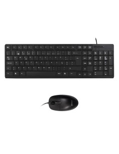 UNYKAch 50536 teclado Ratón incluido Oficina USB QWERTY Portugués Negro