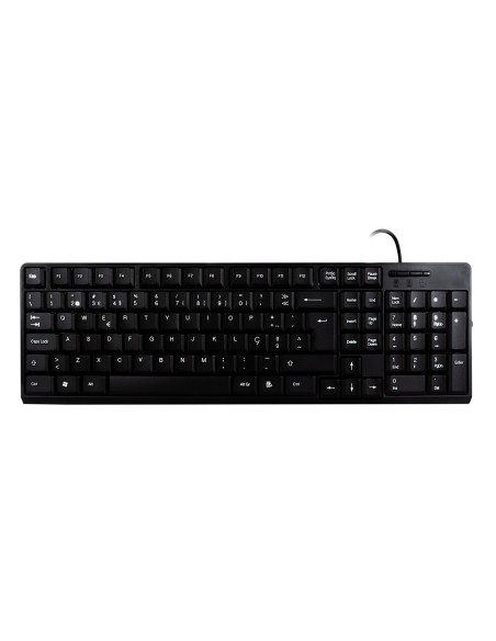 UNYKAch 50536 teclado Ratón incluido Oficina USB QWERTY Portugués Negro