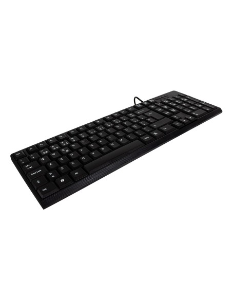 UNYKAch 50536 teclado Ratón incluido Oficina USB QWERTY Portugués Negro