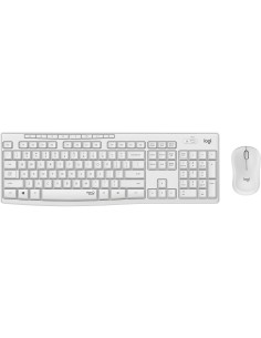 Logitech MK295 Silent Wireless Combo teclado Ratón incluido Oficina USB QWERTY Italiano Blanco