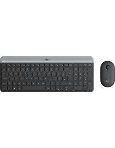 Logitech MK470 teclado Ratón incluido Universal RF inalámbrico QWERTY Italiano Grafito