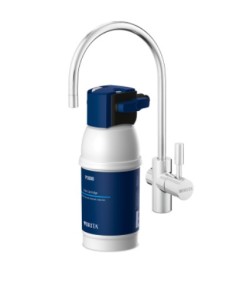 Brita mypure P1 Sistema de filtración de agua situado debajo del fregadero Azul, Blanco