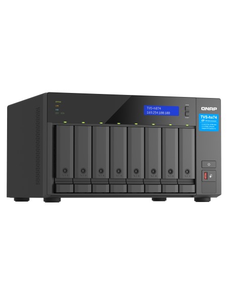 QNAP TVS-h874 NAS Torre Ethernet Negro