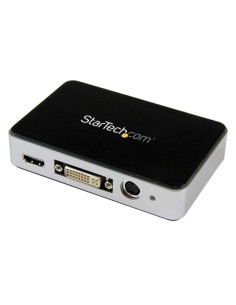 StarTech.com Capturadora de VÍ­deo USB 3.0 a HDMI, DVI, VGA y VÍ­deo por Componentes - Grabador de VÍ­deo HD 1080p 60fps negro