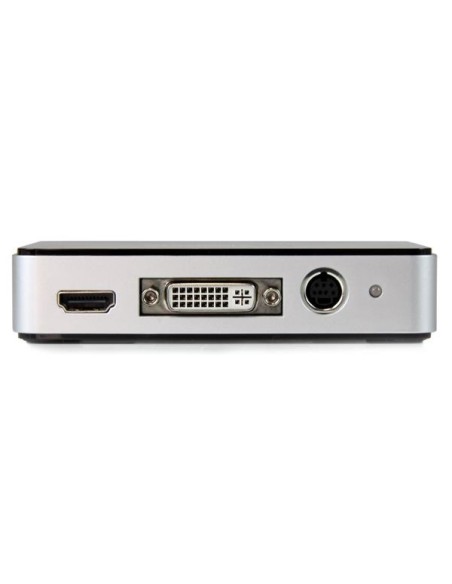 StarTech.com Capturadora de VÍ­deo USB 3.0 a HDMI, DVI, VGA y VÍ­deo por Componentes - Grabador de VÍ­deo HD 1080p 60fps negro