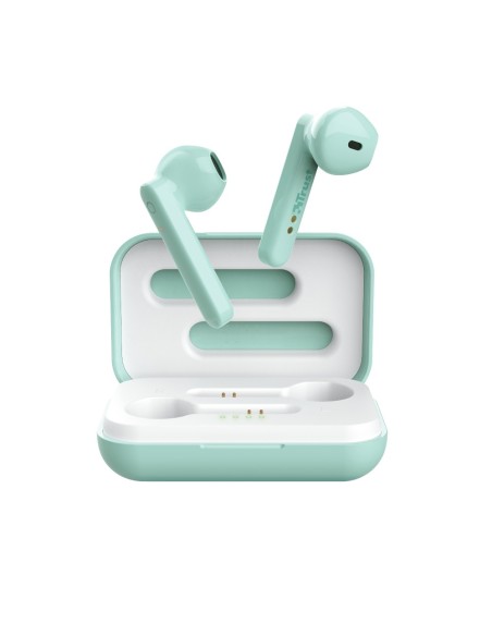 Auriculares trust primo dentro de oido inalambrico bluetooth color menta 23781