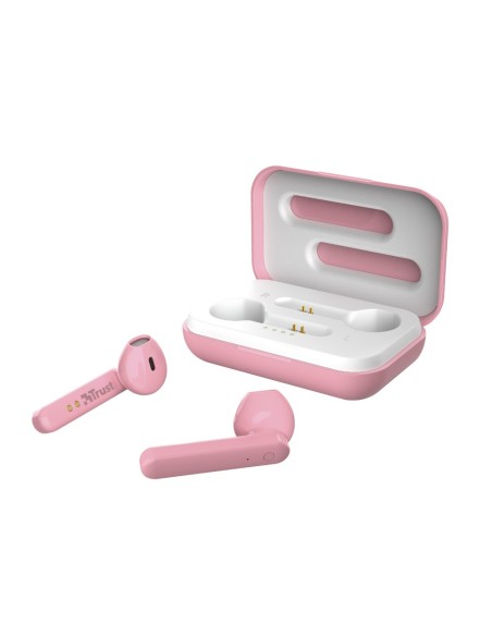 Auriculares trust primo dentro de oido inalambrico bluetooth rosa 23782