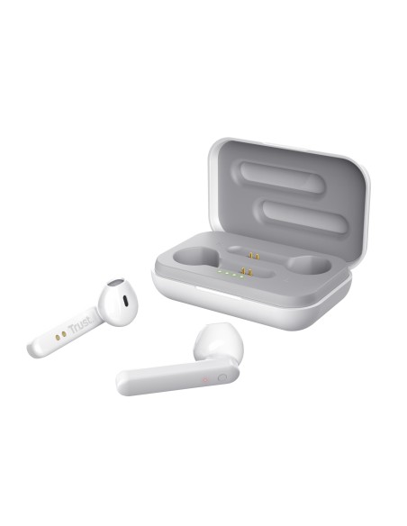 Auriculares trust primo dentro de oido inalambrico bluetooth blanco 23783