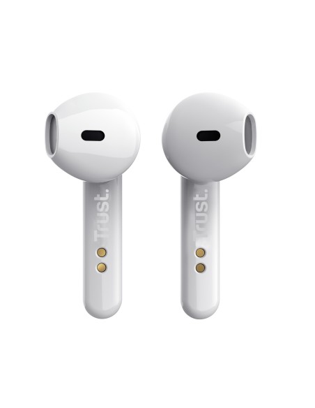 Auriculares trust primo dentro de oido inalambrico bluetooth blanco 23783