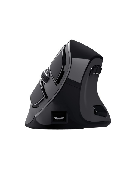 Raton ergonomico trust rf inalambrica bluetooth optico 2400 dpi negro 23731