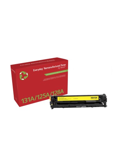 Toner xerox amarillo everyday compatible con hp CF212A CB542A CE322A CRG-116Y CRG-131Y equivalente de 1800 paginas 006R03810