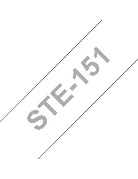 Cinta para impresora de etiquetas brother negro 3m STe151