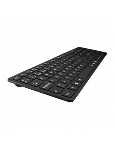 V7 Teclado Numérico Bluetooth de 2,4 GHz, modo dual, QWERTY español Negro