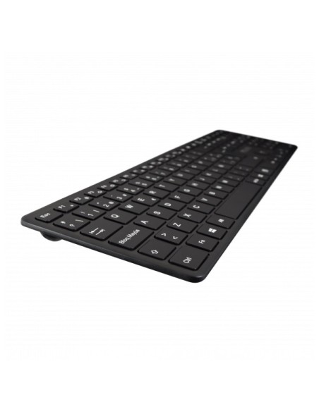 V7 Teclado Numérico Bluetooth de 2,4 GHz, modo dual, QWERTY español Negro