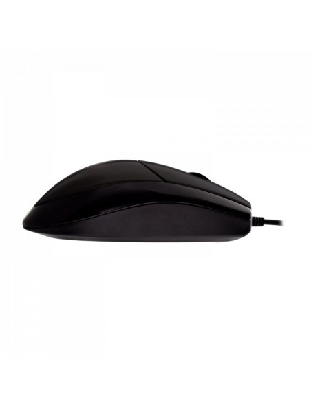 V7 Mouse optico USB tipo A 1000 DPI Ambidextro LED - Negro