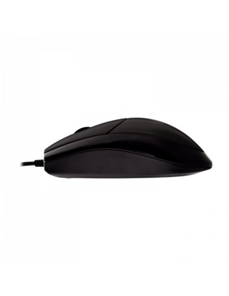 V7 Mouse optico USB tipo A 1000 DPI Ambidextro LED - Negro