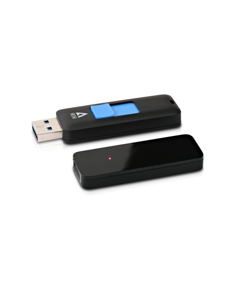 V7 Lápiz USB 3.0 con deslizador de 8 GB Negro