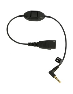Jabra QD 3.5mm 3,5 mm Negro