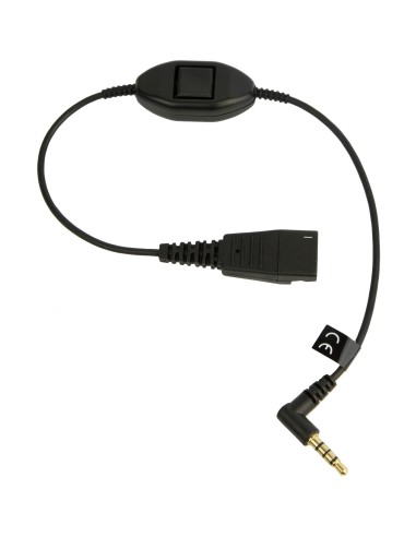 Jabra QD 3.5mm 3,5 mm Negro