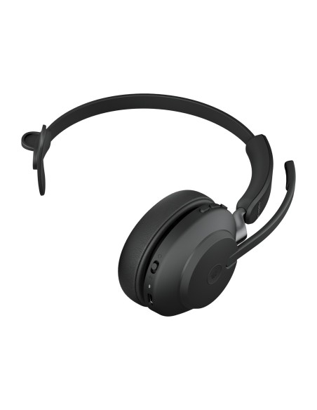 Jabra Evolve2 65, MS mono auriculares diadema USB tipo A Bluetooth Negro