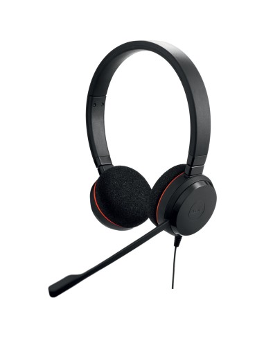 Jabra evolve 20 uc duo auriculares diadema usb tipo c negro