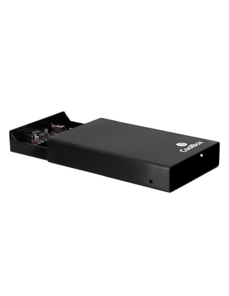 CoolBox SlimChase Caja de disco duro (HDD)  3.5" Negro