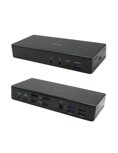 i-tec USB-C Quattro Display Docking Station with Power Delivery 85 W Negro