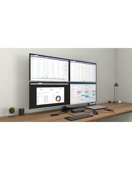 i-tec USB-C Quattro Display Docking Station with Power Delivery 85 W Negro
