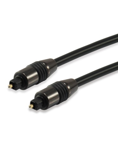 EQUIP cable de audio TOSLINK Macho Macho, 1,8 m Negro