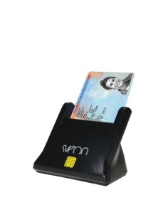 Sveon SCT022 lector de tarjeta inteligente Interior usb 2.0 Negro