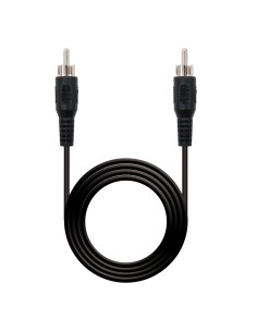 Nanocable 10.24.0403 cable de audio 3 m RCA Negro