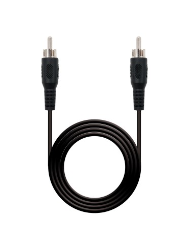 Nanocable 10.24.0403 cable de audio 3 m RCA Negro