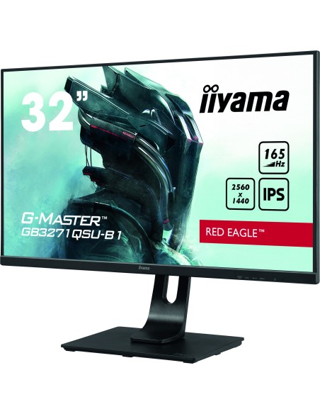 iiyama G-MASTER GB3271QSU-B1 pantalla para PC 80 cm (31.5") 2560 x 1440 Pixeles Wide Quad HD LED Negro