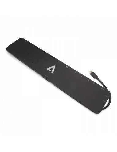 V7 CA66449 Acoplamiento USB 3.2 Gen 1 (3.1 Gen 1) Type-C Negro
