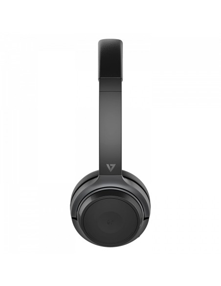 V7 HB600S auricular y casco Auriculares Inalámbrico Diadema Llamadas Música USB Tipo C Bluetooth Base de carga Negro