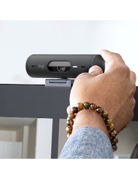 Logitech Brio 500 cámara web 4 MP 1920 x 1080 Pixeles USB-C Grafito