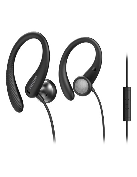 Philips TAA1105BK 00 auricular y casco Auriculares Alámbrico gancho de oreja, Dentro de oÍ­do Deportes Negro
