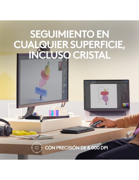 Logitech MX Master 3S for Mac ratón mano derecha Bluetooth Laser 8000 DPI