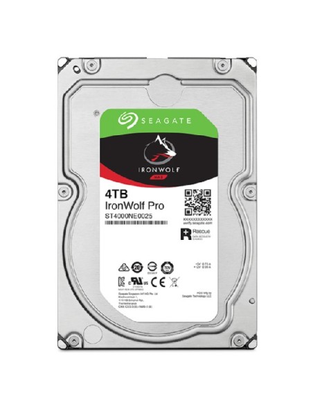 Seagate IronWolf Pro ST4000NT001 disco duro interno 3.5" 4000 GB