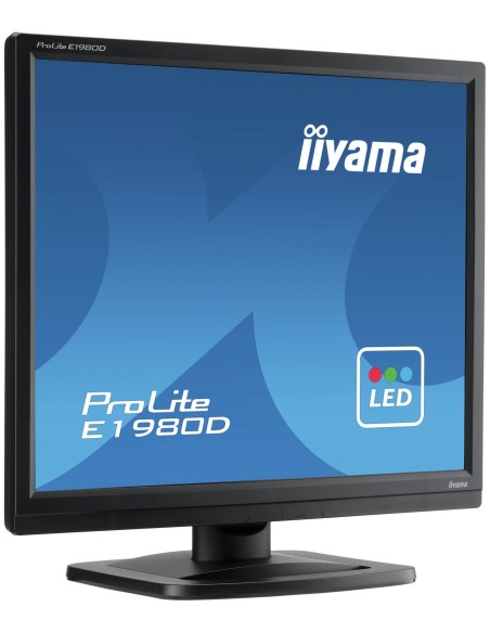 iiyama ProLite E1980D-B1 LED display 48,3 cm (19") 1280 x 1024 Pixeles XGA Negro