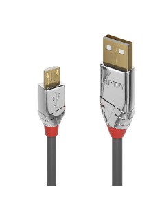 Lindy 36654 cable USB 5 m USB 2.0 USB A Micro-USB B Gris