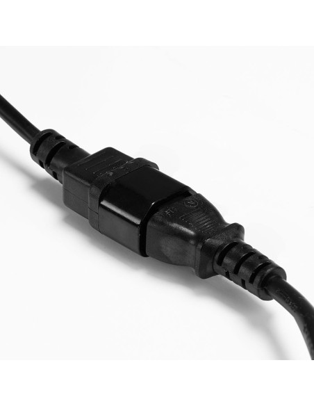 Lindy 30320 cable de transmisión Negro 0,5 m C14 acoplador C13 acoplador
